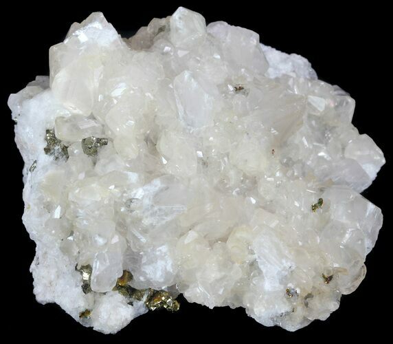 Calcite and Pyrite Crystal Association - Morocco #61433